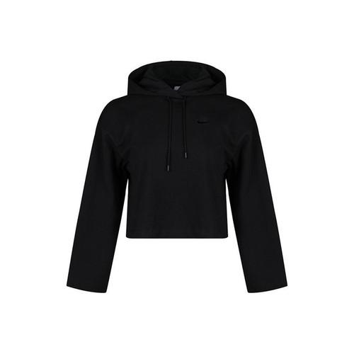 Nike Women s Casual Knit Short Sweatshirt L чёрный