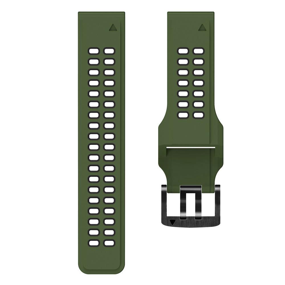 Weiches Silikon Sport Wasserdichtes Ersatzarmband für Garmin Fenix 5/6/7/8 51mm - 26mm Breite