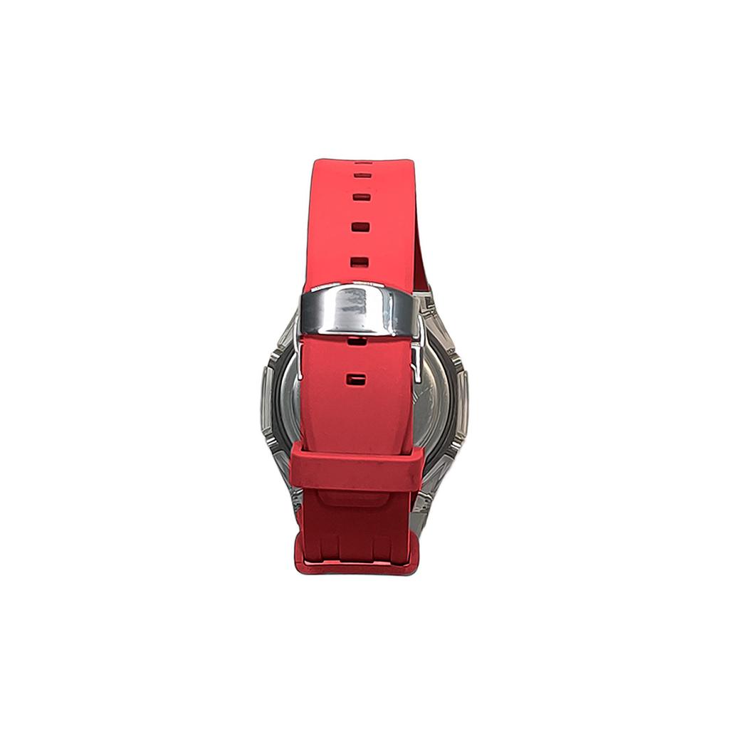 Casio Men Liquid Crystal,Analog Dual Display Series Red Watch GA-2100-4A(Watch3--