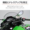 Daytona Ninja250R/Ninja250 exclusive clamp bar multi-bar holder ash silver 16790