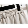 Dimanaf Summer 2025 Plus Size Women High Waist Wide Leg Pants Loose Basic Elastic Pants Casual Long Trousers