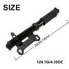 1SET Aluminum Mini Bike Hand Air Pump with Hidden Hose Portable Bicycle Tire Inflator with Mount Bracket Multi Nozzle