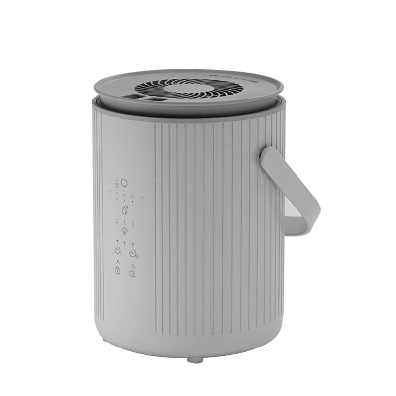 

Silent High-Temperature Steam Humidifier for Bedroom - Safe for Mother and Baby, with Distillation Sterilization серый