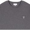 Maison Kitsune SS24 Fox Head Patch Loose Short Sleeve T-Shirt Men Tops Dark-Gray LM00107KJ0119-H170