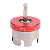   Nut Driver Attachment for 1Celsius4, 3Celsius8, 1Celsius2 Inch Threaded Rods. High Speed with Fast Nut Removal Tool, Aluminum Alloy, Steel Construct