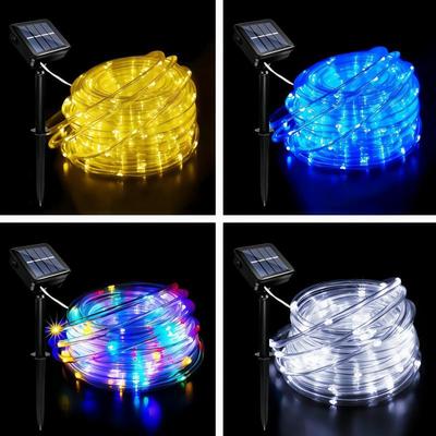 Copper Wire LED Solar String Lights: Waterproof Outdoor Fairy Lights for Courtyard Decoration