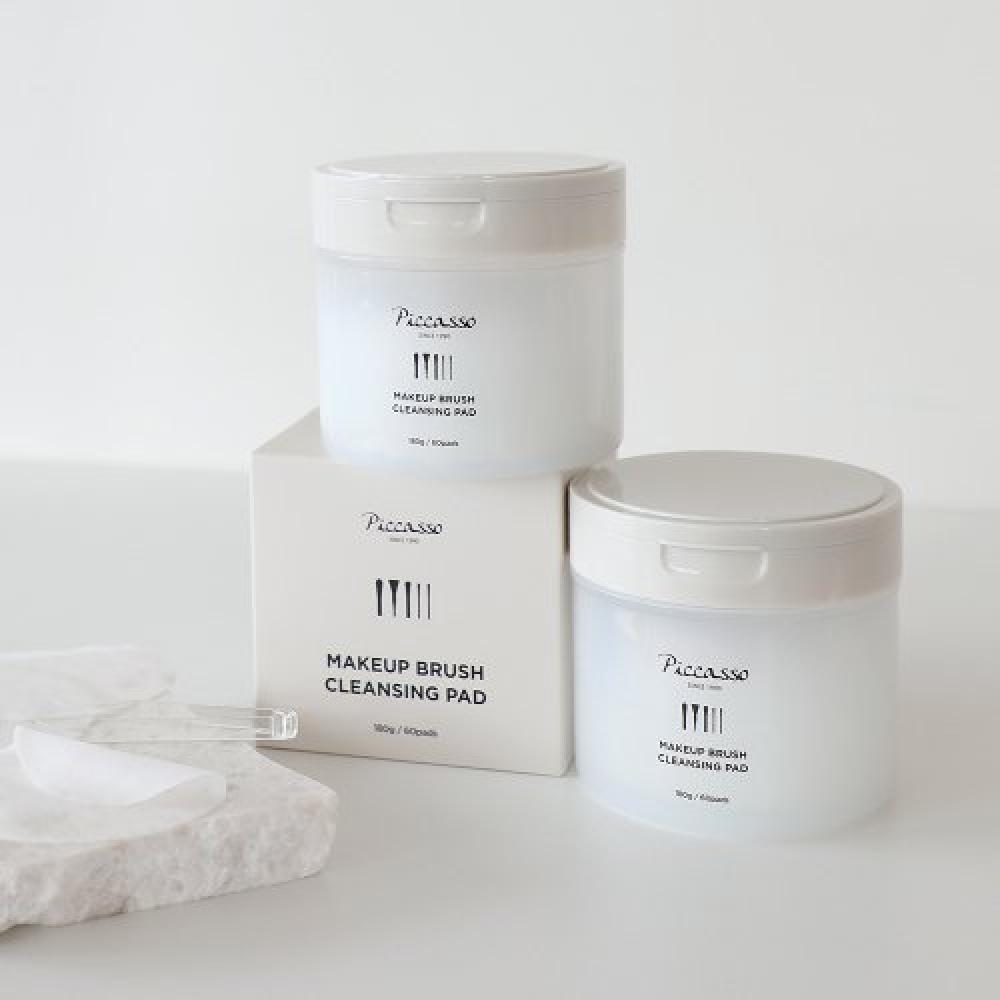 Piccasso Салфетки для очистки кистей для макияжа 60 шт. Makeup Brush Cleansing Pad (60 sheets)