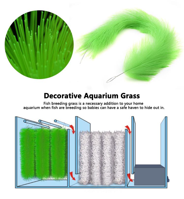 Decorative Fish Breeding Grass for Aquarium Fish (60cm)