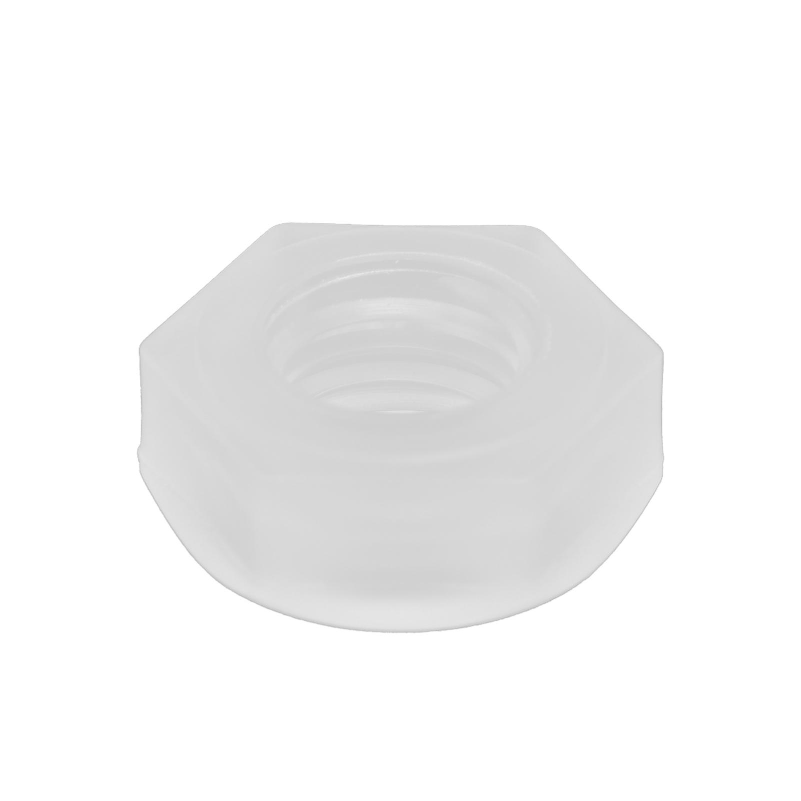 

50 шт. шестигранных гаек пластик защита окружающей среды коррозия белый устойчивость шестигранные гайки для