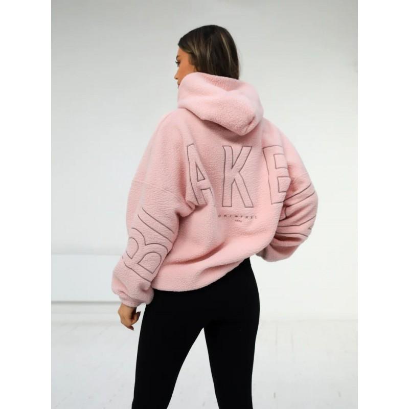 Womens Oversized Fleece Hoodie Loose Fit