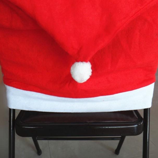 Plus Size Santa Claus Christmas Hat & Chair Cover for Adults and Kids