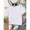 European Size A Easy and Creative Casual T Shirt with A Heart Print Perfect for A Girl Who Loves To Dance