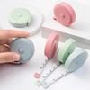 1PC/15PCS 1.5m Small Tape Measure Portable Student Soft Leather Three Measurement Clothes Automatic Recycling