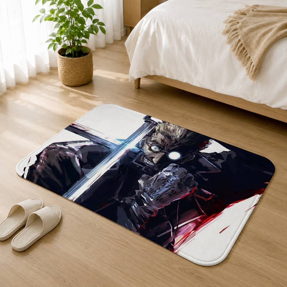 Hellsing A-Alexander Anderson Anti?Slip Floor Mat Short Plush Rug Carpet Soft Comfortable Machine Washable Home Decor