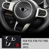Car Steering Wheel Decorative Cover Plastic Modification Sticker For BMW MINI 2022 Cooper S F54 F55 F56 F57 F60 Car Accessories XX4