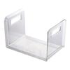 Soporte sujetalibros transparente para mascotas Estantería de escritorio Estante de almacenamiento decorativo Estante de escritorio para estudiantes para libros pequeños / libros de bolsillo CD