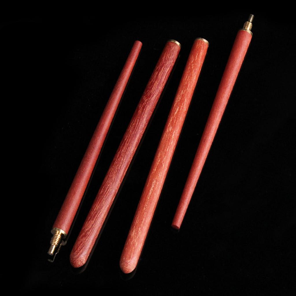 1 Pair Retractable Camping Natural Wood Collapsible Chopstick with Carry Bag Reusable Foldable Office Outdoor Chopsticks