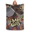 The Bad Guys New Anime Movie Throw Blanket for Couch Soft Fuzzy Plush Blanket 50x60 Inches Multi-size Bedspreads for All Seasons