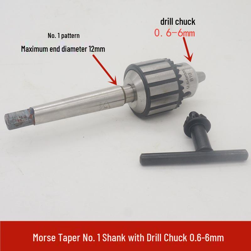 Morse Taper Shank Drill Chuck Set 1-13mm with Bench & Magnetic Drill Compatibility