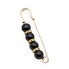 Flower Shape Anti-Exposure Women Brooch Pin Shining Rhinestone Faux Pearls Safety Pin Costume Accessories