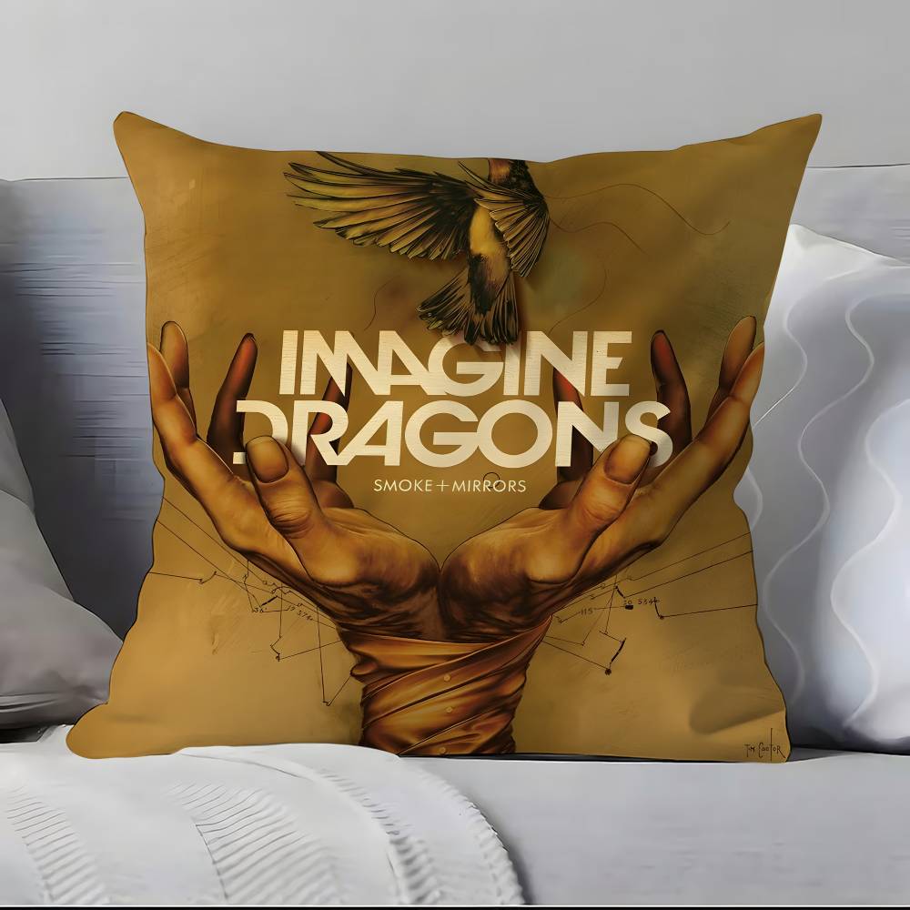 I-Imagine D-D-Dragons Band Pillow Case Pillowcase Soft Skin Friendly & Comfortable With A Hidden Zipper