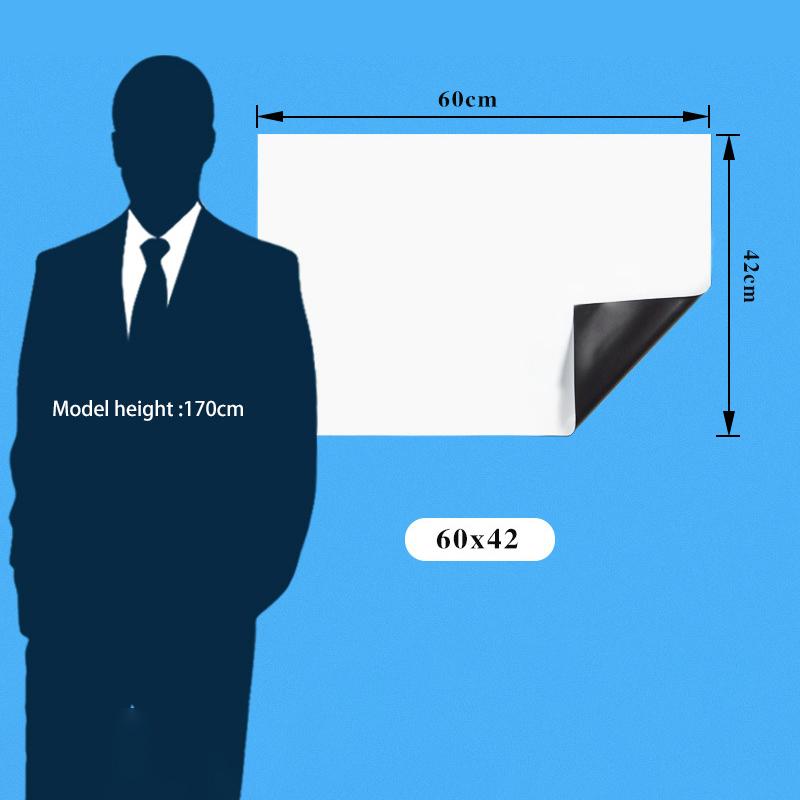 A3 A4 A5 PET Magnetischer Kühlschrankaufkleber Kleine Weiche Whiteboard Löschbare Heim Büro Pinnwand mit Stift