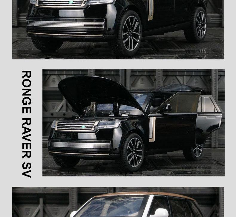 Qiyi Q3005A 2022 Range Rover Alloy Off-Road 6-Door Sound & Light Pull-Back Toy Car Model Ornament