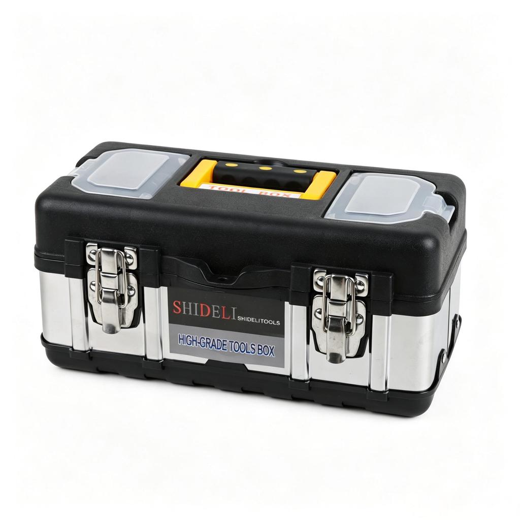 Stainless Steel Multi-Functional Tool Box for Household & Electrician Use
