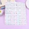 1 Set Beginner Letter Piano Sticker 88/61/54/49 Keys With Removable Colored Note Labels Piano Keyboard Stickers