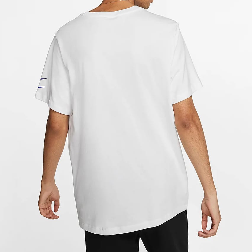 Nike T Shirts Men's Crew Neck Moderate Straight Fit CU0079-100