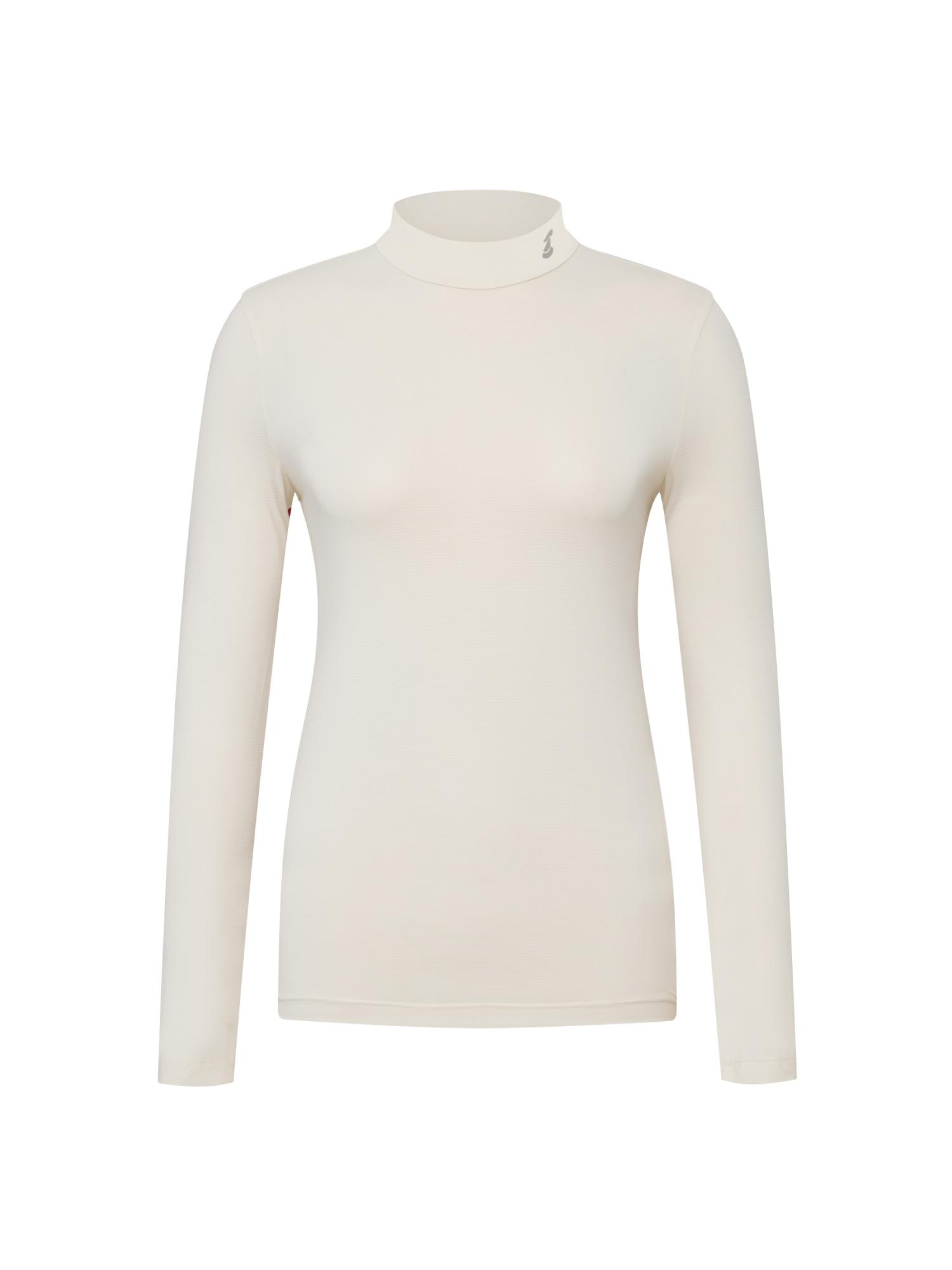 Wide Angle To Summer Mock Neck Base Layer L_Light Beige Light Beige/05(100)