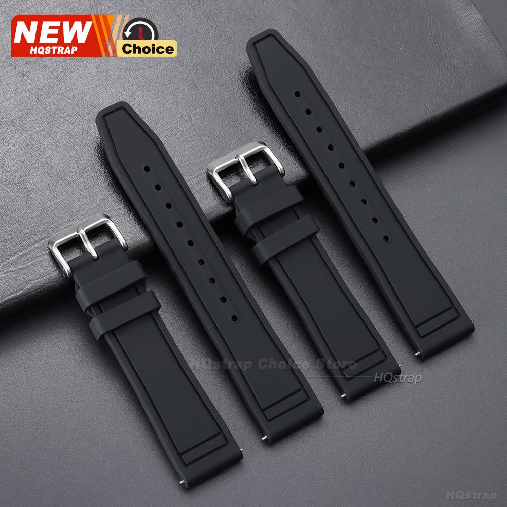 New High Quality Thick Silicone Watch Strap 20mm 22mm Quick Release Women Men Waterproof Wristband for Seiko Bracelet for Rolex