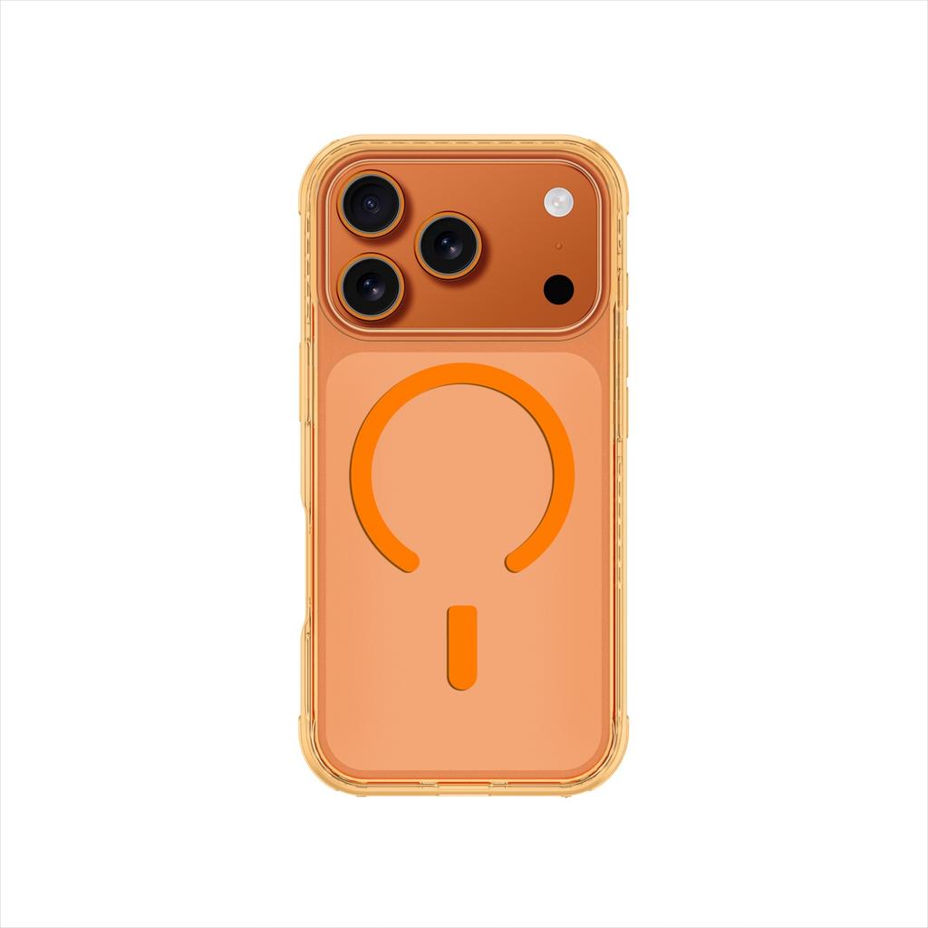 Etui Pokrowiec Na Iphone 17 Pro Max Titan Pro Magsafe - Pomarańczowe