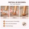 24Pcs Small Chair Leg Floor Protectors Chair Leg Protectors for Hardwood Floors Felt Silicone Caps Strengthen Bottom Protection