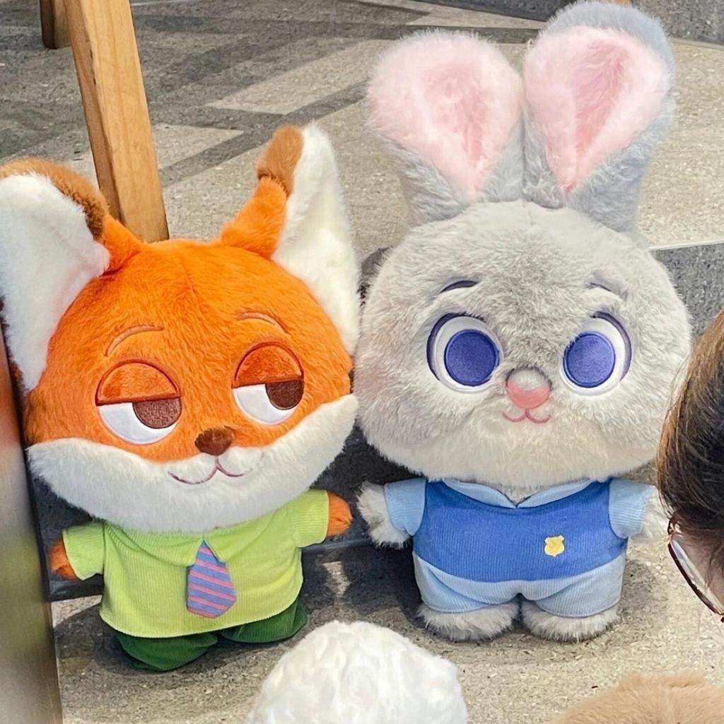 Cute Nickelodeon Zootopia Plush Toy Cartoon Anime Fox Rabbit Plush Toy for Girlfriend Birthday Gift
