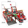 756pcs Fire Station Model Building Blocks Truck Helicopter Firefighter Bricks City Educational Toys For Children Gift