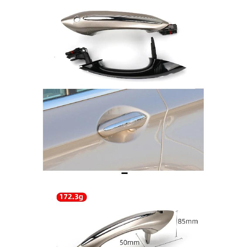 For BMW 5 6 7 Series F10 F07 F02 525 528 530 535 730 Black Brown White Exterior Door Handle Outside Door Handle 51217231931