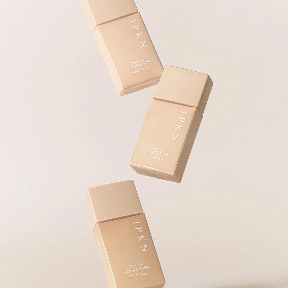 [Free Gift: 10 Puffs] Clear Fit Foundation 40ml (3 Colors)