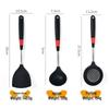 Food-Grade Red Silicone Spatula: Non-Stick Pan, Extended Handle for Stir-Frying, Top Kitchen Utensil, Hot Seller