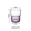 Shangqi Stackable Colored Glass Cups