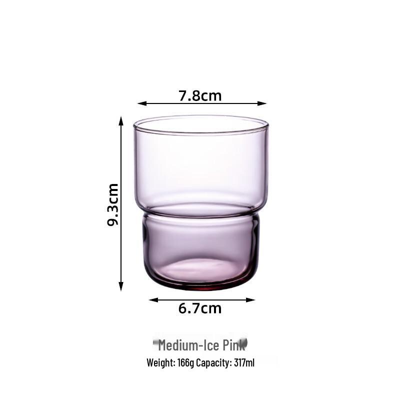 Шанци Штабелируемые Цветные Стеклянные Чашки