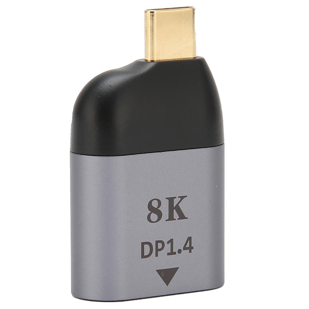 Type C Male to DP Female Adapter HD Video Converter for Presentations Classroom Teaching Home Movies