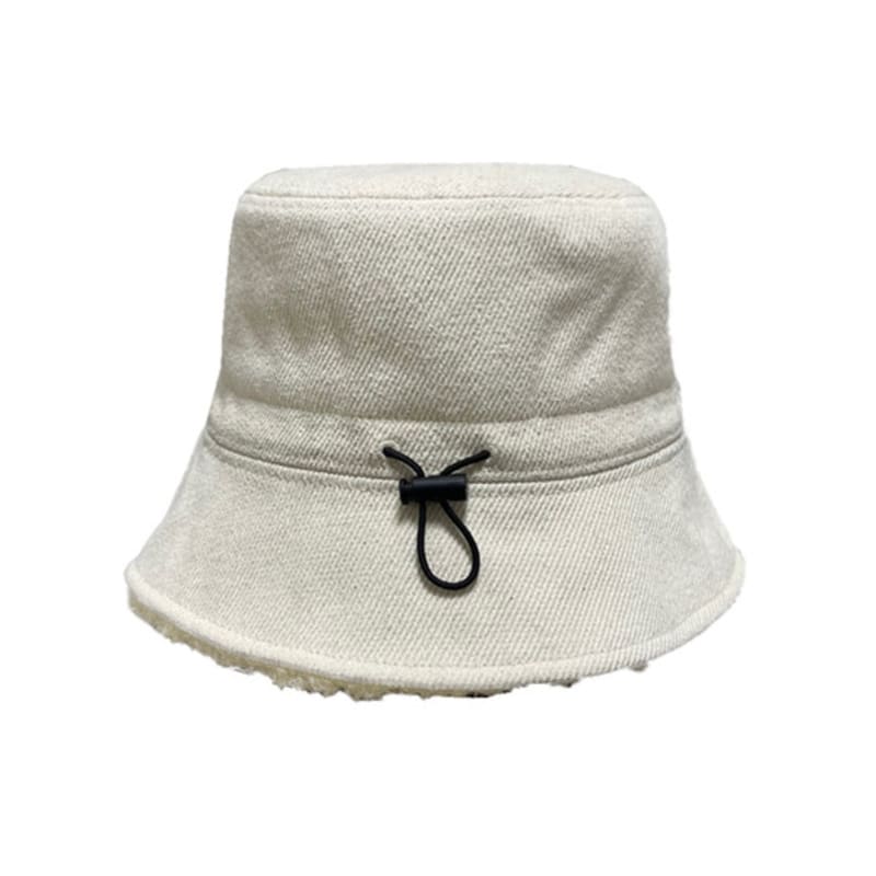 

MAD FACTORY Панама-бакет с пузырями - слоновая кость ivory