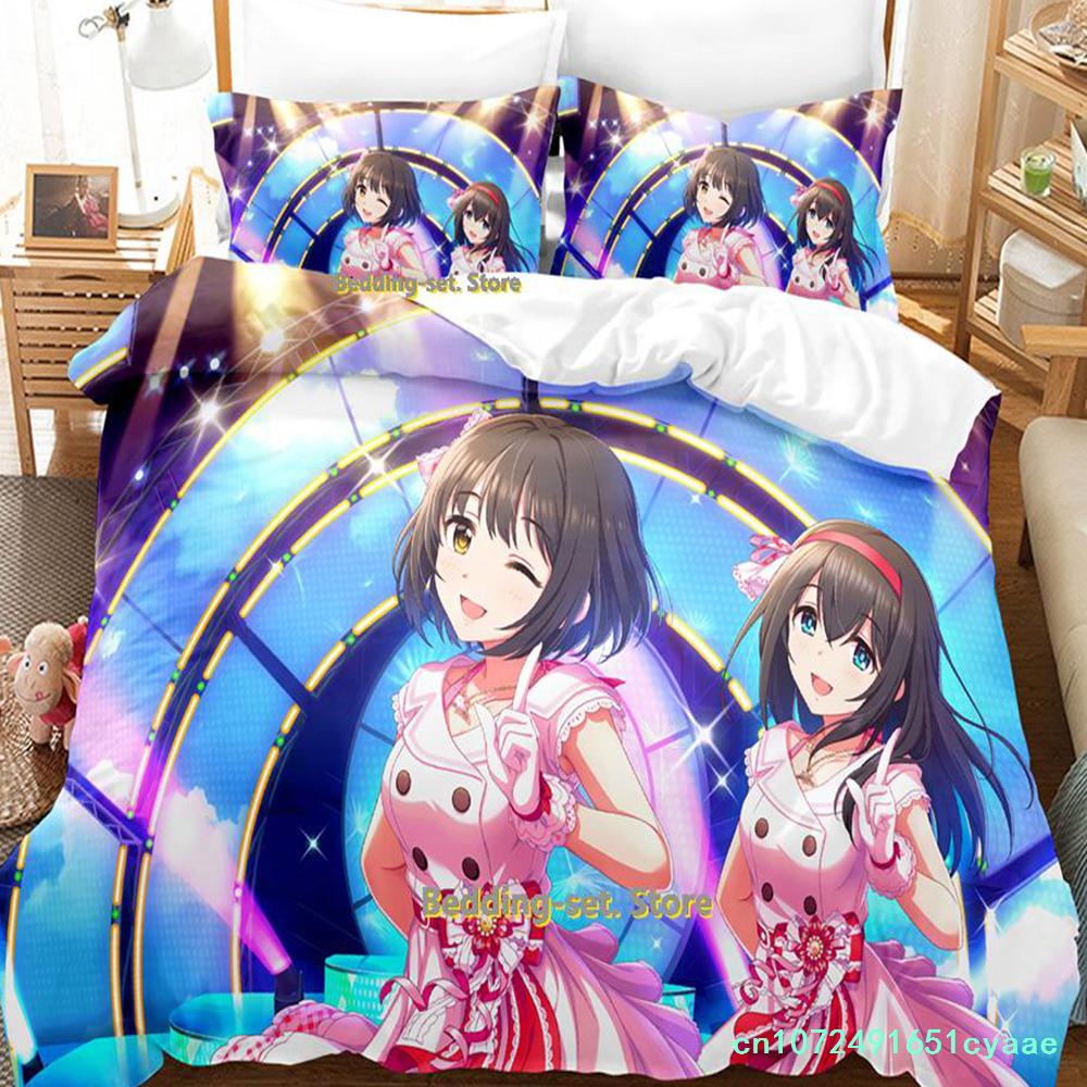Takafuji Kako Bedding Set Single Twin Full Queen King Size Bed Set Adult Kid Bedroom Duvetcover Sets Anime Girls Bed
