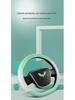 Glossy White Stain-Resistant PU Steering Wheel Cover for Hongguang MINI 2022