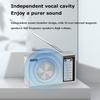 Mini FM AM Radio Portable Multi-Band DSP Radios with Full Range Speaker Extended Antenna 3.5MM Headphone Jack 18650 Battery