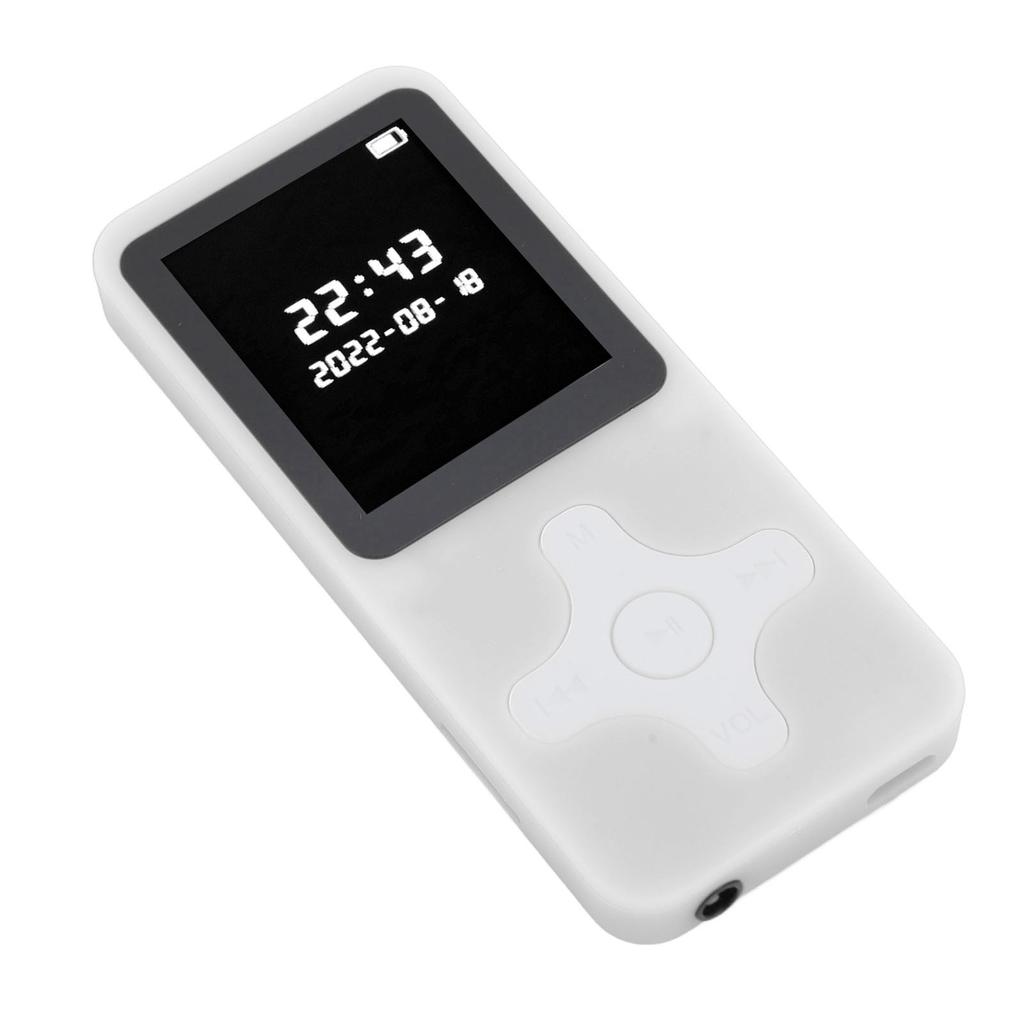 MP3 Player Bluetooth 5.0 1.77in LCD Screen Portable HiFi Music Player with FM Radio Recorder Alarm Clock Electronic Book