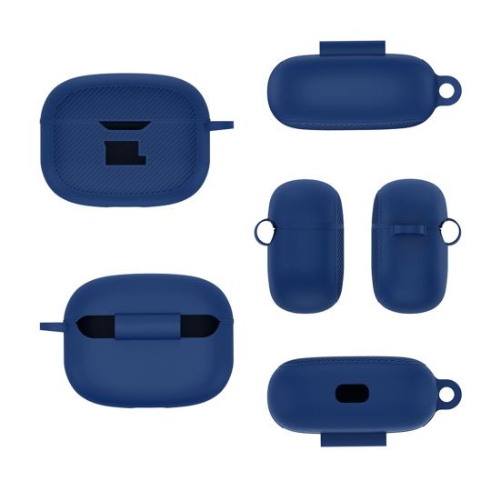 Pouzdro na sluchátka odolné proti nárazům se závěsným háčkem 360stupňový ochranný silikonový kryt sluchátek pro JBLVibe Beam