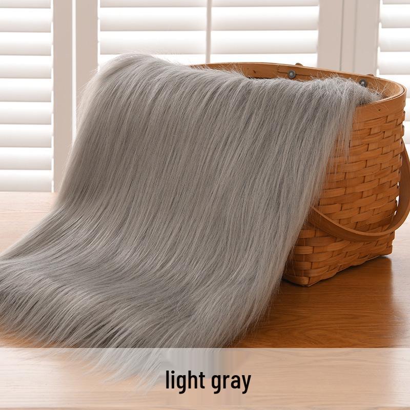 

Тканина штучного хутра з довгим ворсом 12 см для косплею та іграшок фурсьюту 50x50cm