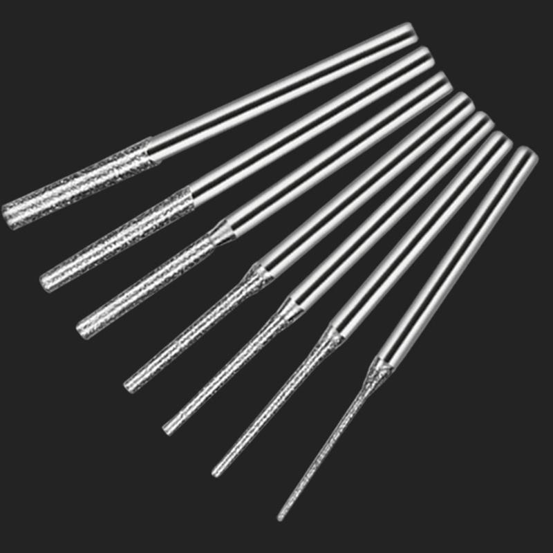 Multiple Use Professional Craft Punch Engraving Needle Set of 7 for Leather Wood, Jewelry Crafting Repairing Hole Making